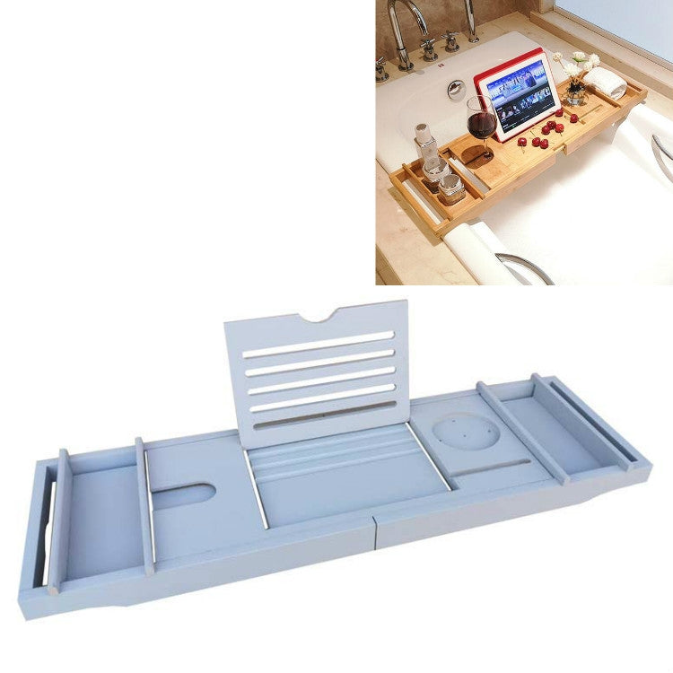 Multifunctional Telescopic Shelf Toilet Bath Tablet Phone Holder Bathroom Bathtub Holder Rack, Single Box, Double Box