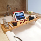 Bathtub Wine Mobile Phone Tablet Stand Bathtub Shelf Tray Shelf Rack, Wine Mobile Phone Tablet Stand