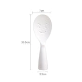 Creative Smile Face Rice Spoon Vertical Type Food Grade Kitchen Rice Cooker Spoon