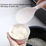 Creative Smile Face Rice Spoon Vertical Type Food Grade Kitchen Rice Cooker Spoon
