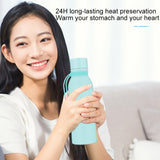 Ultraviolet Sterilization Intelligent Disinfection USB Charging Stainless Steel Vacuum Flask, USB Vacuum Flask