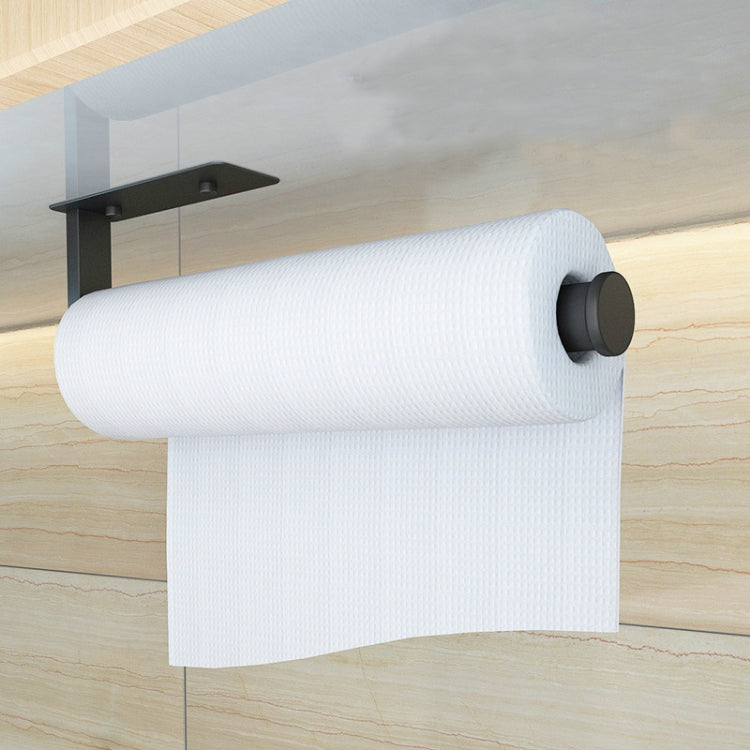 Kitchen Paper Towel Rack Lazy Rag Rack Wall Mount Bracket, Roll Paper Holder