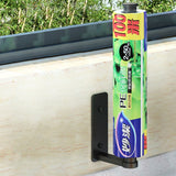 Kitchen Paper Towel Rack Lazy Rag Rack Wall Mount Bracket, Roll Paper Holder