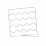 Wardrobe Layered Partitions Bookcase Storage Partitions Freely Partition Bars, White, Gray