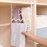 Wardrobe Layered Partitions Bookcase Storage Partitions Freely Partition Bars, White, Gray