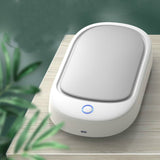 HE01 Sterilization Box Mobile Phone Disinfection Box UVC Ultraviolet Sterilization Lamp, Grey Lid, Dark Green Lid