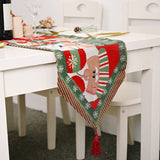 Creative Christmas Home Decoration Items Knitted Tablecloth Dining Table, Senior, Deer, Tree models, Garland