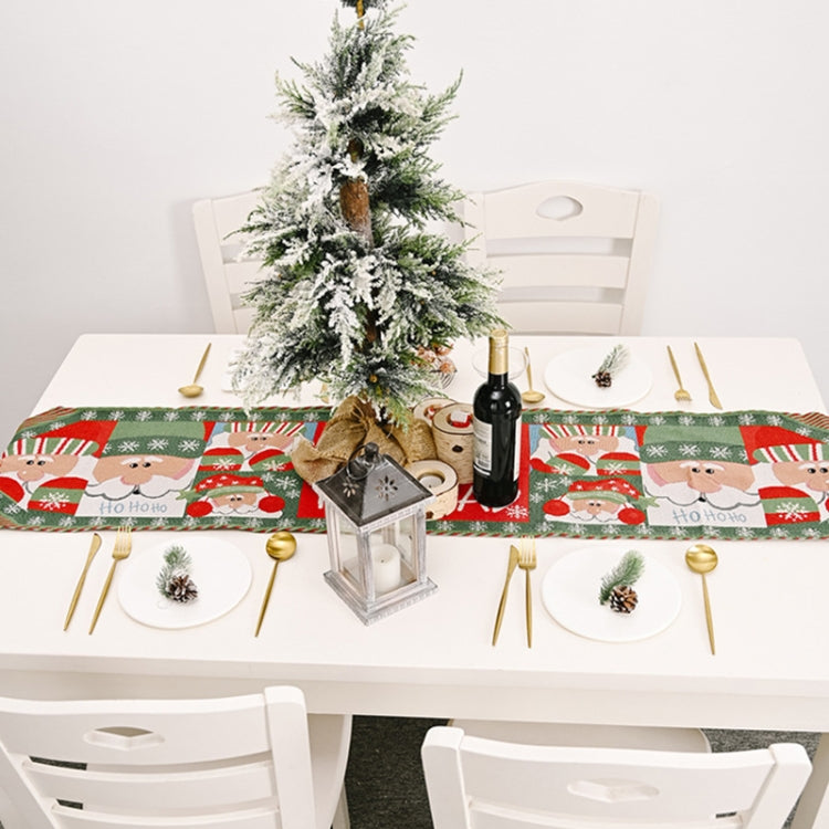 Creative Christmas Home Decoration Items Knitted Tablecloth Dining Table, Senior, Deer, Tree models, Garland