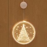 Christmas Decoration Light LED Holiday 3D Hanging Lamp, Battery, USB