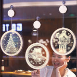 Christmas Decoration Light LED Holiday 3D Hanging Lamp, Battery, USB
