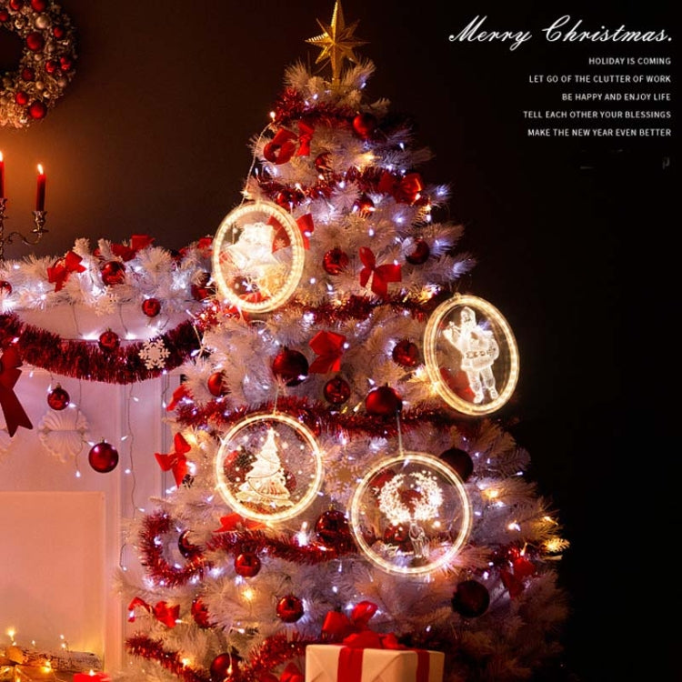 Christmas Decoration Light LED Holiday 3D Hanging Lamp, Battery, USB