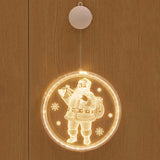 Christmas Decoration Light LED Holiday 3D Hanging Lamp, Battery, USB