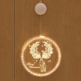 Christmas Decoration Light LED Holiday 3D Hanging Lamp, Battery, USB