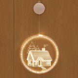 Christmas Decoration Light LED Holiday 3D Hanging Lamp, Battery, USB