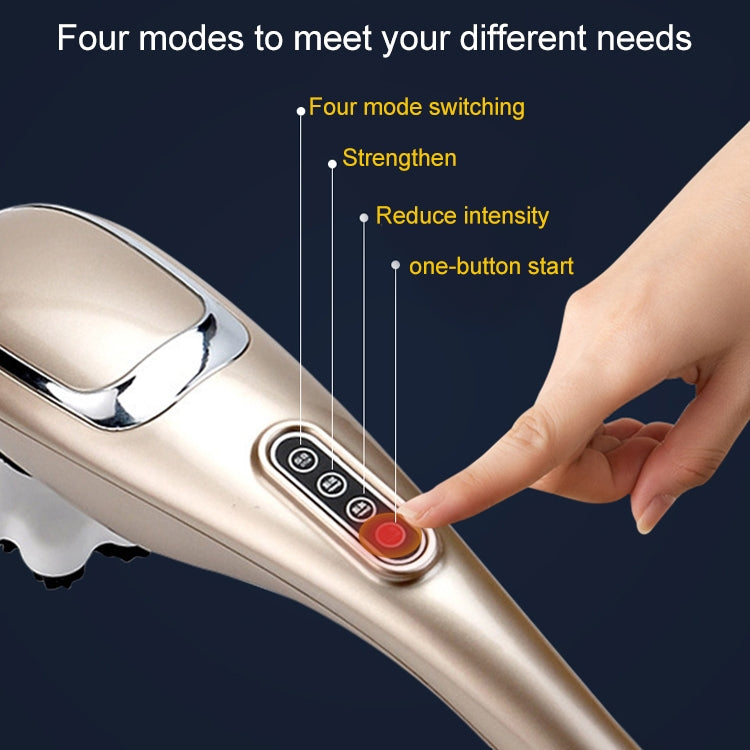 Rechargeable Dolphin Massager Electric Cervical Massage Stick, A10 Straight Plug US Plug, A15 Charging US Plug, A10 Straight Plug EU Plug, A15 Charging EU Plug