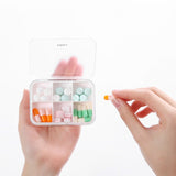 FaSoLa Pill Box Portable Dispensing Mini Medicine Sealed Box