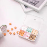 FaSoLa Pill Box Portable Dispensing Mini Medicine Sealed Box