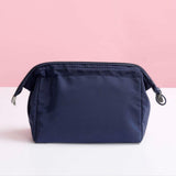 Waterproof Cosmetic Bag Travel Portable Toilet Bag Multifunctional Storage Bag Navy