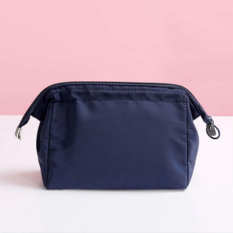 Waterproof Cosmetic Bag Travel Portable Toilet Bag Multifunctional Storage Bag Navy