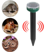 Solar Mouse Repeller Ultrasonic LED Manor Farm Rice Field Mouse Repeller Snake Repeller, Solar Mouse Repeller (Round ), Solar Mouse Repeller (Square)