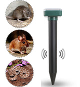 Solar Mouse Repeller Ultrasonic LED Manor Farm Rice Field Mouse Repeller Snake Repeller, Solar Mouse Repeller (Round ), Solar Mouse Repeller (Square)