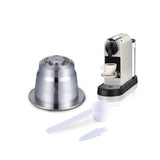 Reusable Stainless Steel Coffee Capsules with Multiple Filling Coffee Filters, Coffee Capsules