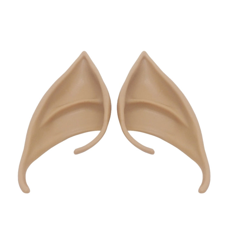 1pair Halloween Elf Latex Ears Cosplay Props, 10cm, 12cm