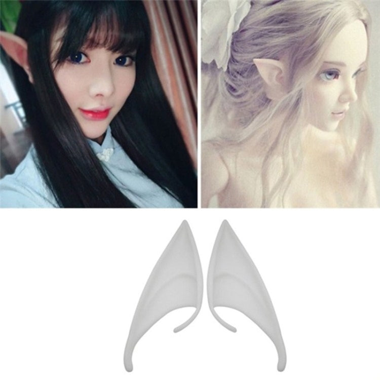 1pair Halloween Elf Latex Ears Cosplay Props, 10cm, 12cm 12cm Luminous