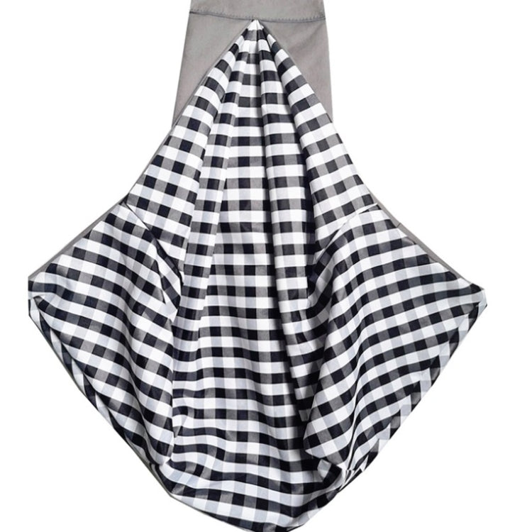 Pet Carrying Rucksack Shoulder Strap Adjustable Pet Outing Diagonal Bag, Black, Gray