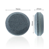 2 PCS Double-Sided Whetstone Kitchen Knives Round Knife Sharpener, Style:B, A, B