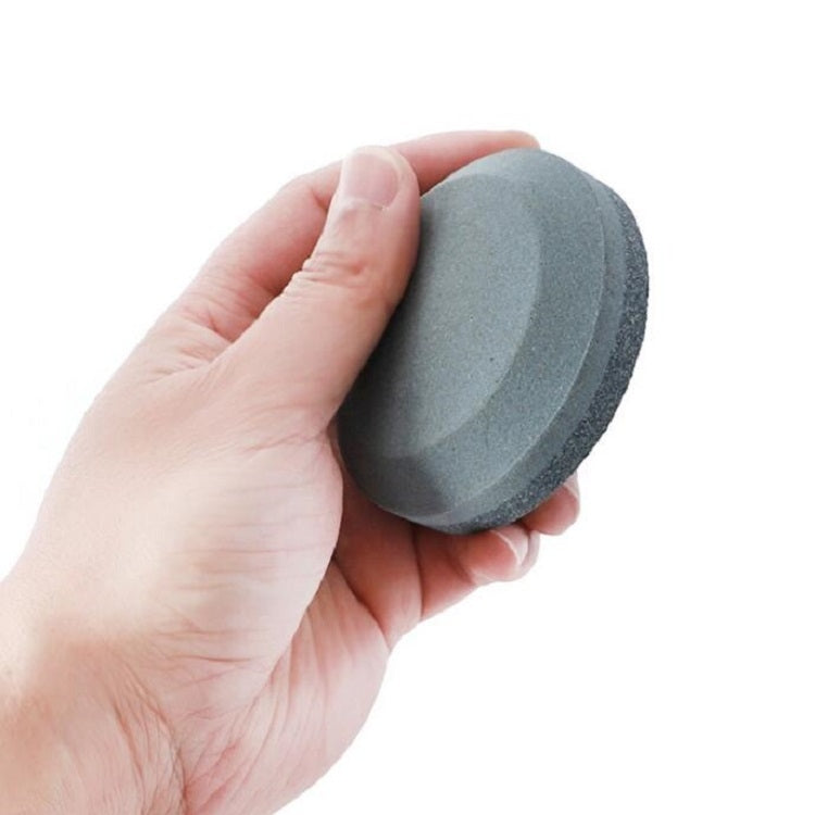 2 PCS Double-Sided Whetstone Kitchen Knives Round Knife Sharpener, Style:B, A, B