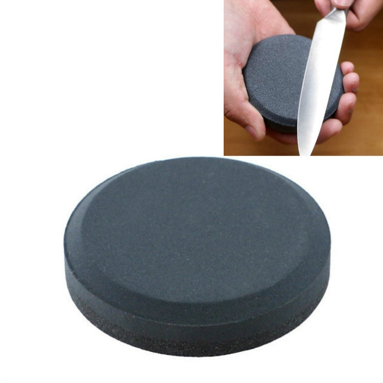 2 PCS Double-Sided Whetstone Kitchen Knives Round Knife Sharpener, Style:B, A, B B