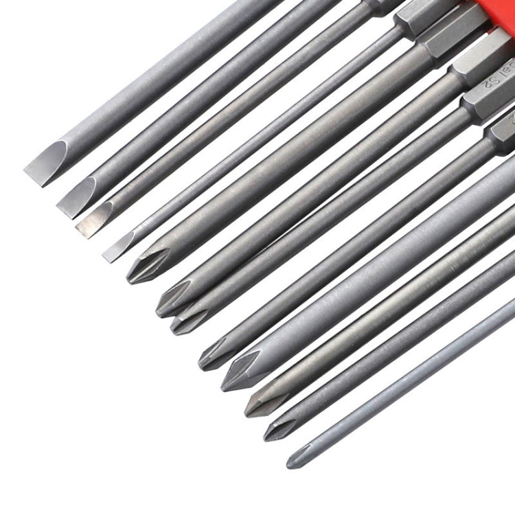 12 PCS / Set Screwdriver Bit With Magnetic S2 Alloy Steel Electric Screwdriver, 1, 2, 3, 4, 5, 6, 7, 8, 9, 10, 11, 12, 13