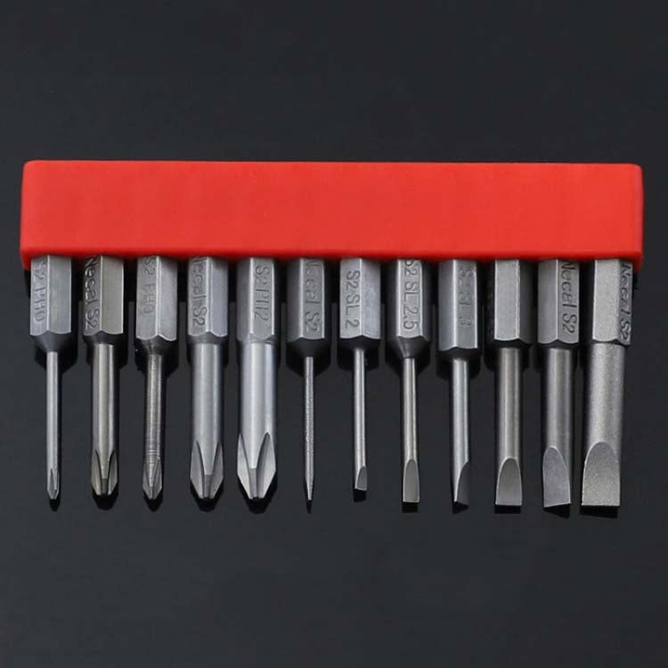 12 PCS / Set Screwdriver Bit With Magnetic S2 Alloy Steel Electric Screwdriver, 1, 2, 3, 4, 5, 6, 7, 8, 9, 10, 11, 12, 13 2