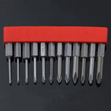 12 PCS / Set Screwdriver Bit With Magnetic S2 Alloy Steel Electric Screwdriver, 1, 2, 3, 4, 5, 6, 7, 8, 9, 10, 11, 12, 13 3