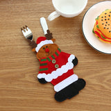 Christmas Knife And Fork Cover Christmas Decorations, Elk