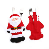 Christmas Knife And Fork Cover Christmas Decorations, Elk