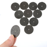 10pcs Dremel Accessories 32mm Cutting Discs Resin Fiber Cut Off Wheel Discs for Rotary tools Grinding Abrasive Tools, 32mm