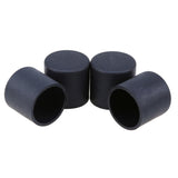100 PCS Plastic Chair Feet Protectors Black Anti-skid Furniture Legs Table Base Cap Floor Protector Cover, 16mm, 19mm, 22mm, 25mm