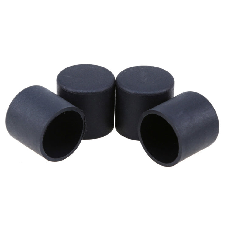 100 PCS Plastic Chair Feet Protectors Black Anti-skid Furniture Legs Table Base Cap Floor Protector Cover, 16mm, 19mm, 22mm, 25mm