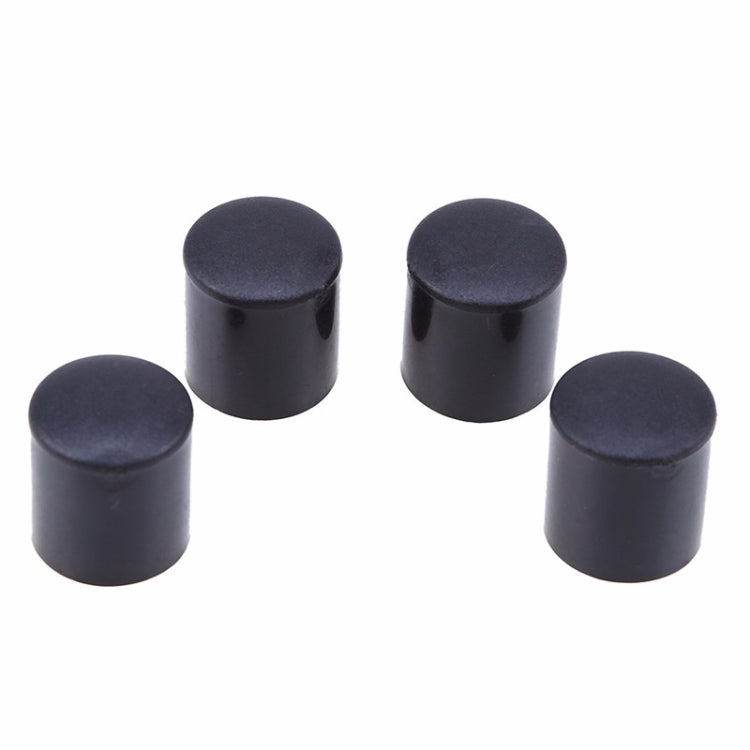 100 PCS Plastic Chair Feet Protectors Black Anti-skid Furniture Legs Table Base Cap Floor Protector Cover, 16mm, 19mm, 22mm, 25mm
