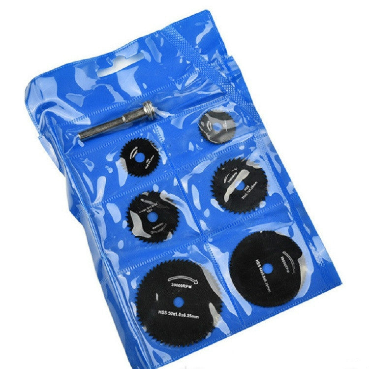 7 PCS/Set Electric Grinder Saw Blade High Speed Steel Saw Blade Woodworking Saw Blade High Speed Steel Cutting Piece, 11026, 11027