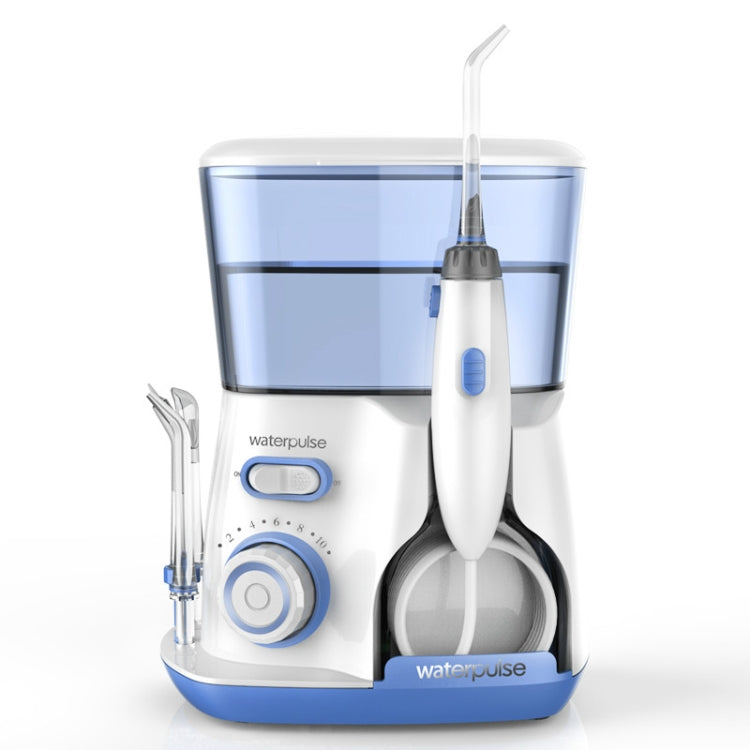 Waterpulse V300 800ml Oral Irrigator Dental Flosser Oral Hygiene Water Flossing Cleaner, US, UK, EU US Blue