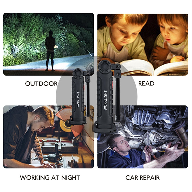 Handheld Movable Work Lights USB Charging Multi-functional and Folding Emergency Lights, 14.8 x 4.7cm