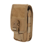 Multifunctional Molle System Waist Bag Outdoor Running Pockets for Mobile Phone under 5.5 inch, 2 PCS