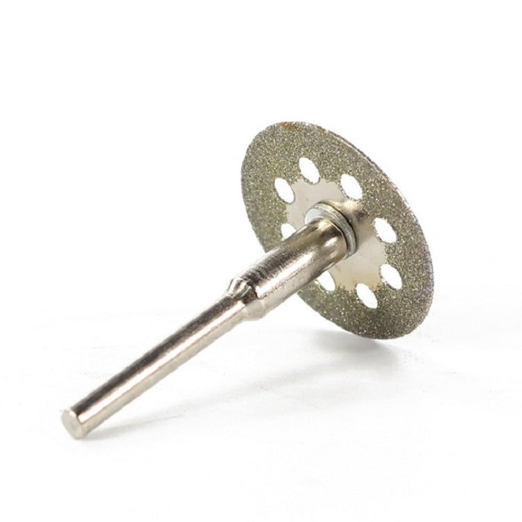 8 Holes Emery Cutting Chip Jade Saw Blade Electric Grinder Accessories, 10 Saw Blade 2 Connecting rod 30MM, 10 Saw Blade 2 Connecting rod 20MM, 10 Saw Blade 2 Connecting rod 22MM, 10 Saw Blade 2 Connecting rod 25MM