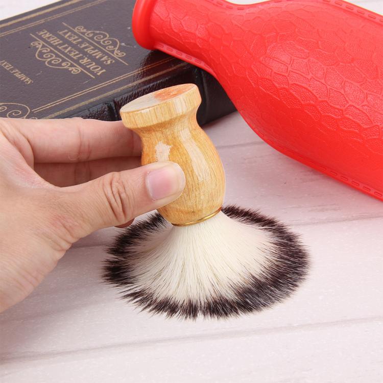 Wood Handle Hair Shaving Brush Facial Beard Cleaning Appliance Shave Salon Badger Hair Tool Razor Brush