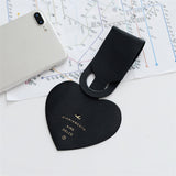 Love Shape Luggage Tag Travel Pass Name Card Tag