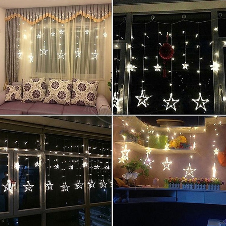 220V EU Plug LED Star Light Christmas lights Indoor/Outdoor Decorative Love Curtains Lamp For Holiday Wedding Party lighting