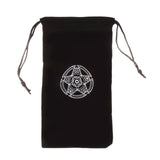 Velvet Pentagram Tarot Card Bag Home Mini Drawstring Package, Drawstring Package Drawstring Package